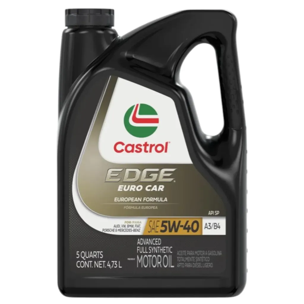 [C15D934] C15D934 - Aceite 100% Sintetico EDGE Euro Car SAE 5W-40 API SP A3/B4 Garrafa de 4.73L en Castrol