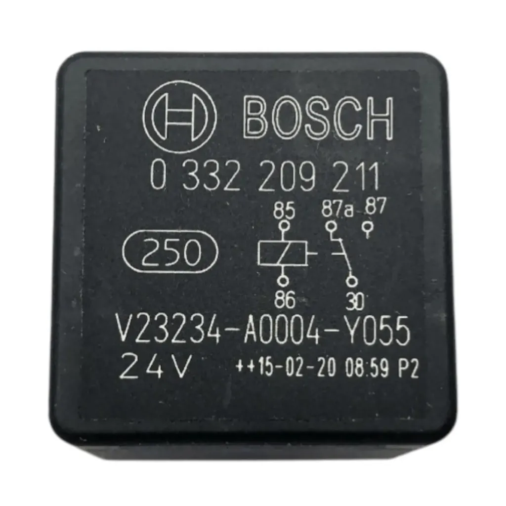 0332209211 - Relevador Relay de 5 Patas 24V en Bosch