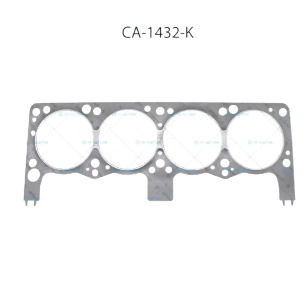 CA-1432-K - Junta para Cabeza de Motor Chrysler V8 (1974-1992) Charger, Dart GTS, LE Baron, Cordoba, Monaco, Spuer Bee, Camiones Ligeros D350, D-600 con Carburador y T.B.I. VIN J, K, L en TFVictor