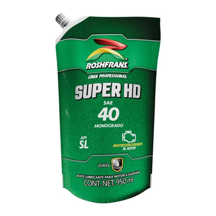 Aceite Monogrado Mineral SAE 40 SUPER HD API SL - Roshfrans