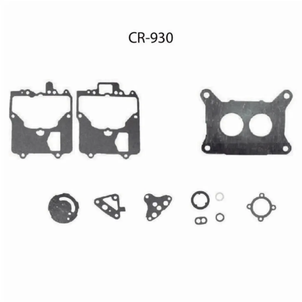 [CR-930] CR-930 - Jgo de Juntas para Carburador de Ford 6Cil 84-89  Cougar (Excepto F.I.) Thunderbird, F150 Motor 3.8 L, Carb. Motorcraft 2 Gargantas en TFVictor