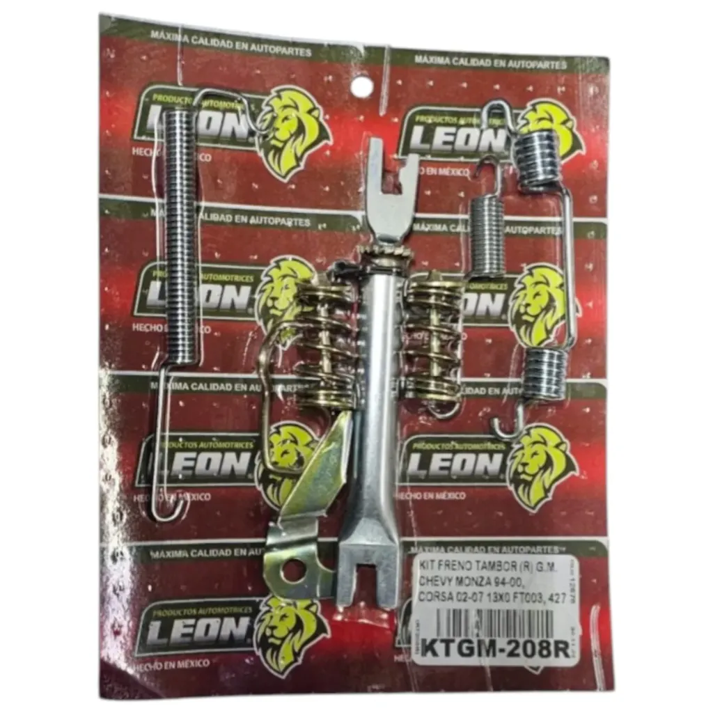 [KTGM-208R] KTGM-208R - Kit de Freno Tambor (R) G.M. Chevy 94-03, Monza 94-12, Corsa 02-07 13X0 FT003, 1665 S994,427 KT208R en León