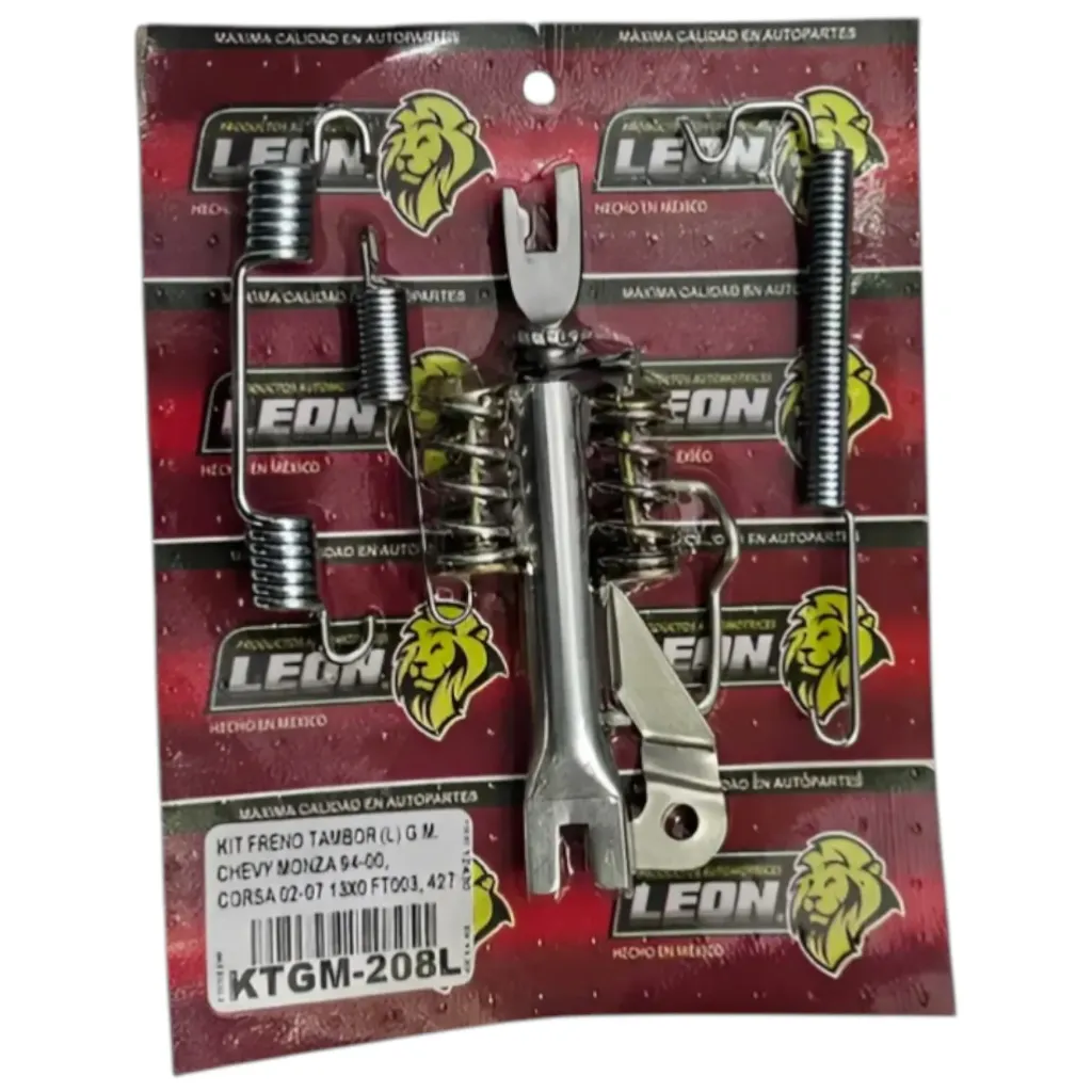 [KTGM-208L] KTGM-208L - Kit de Freno Tambor (L) G.M. Chevy 94-03, Monza 94-12, Corsa 02-07 13X0 FT003, 1665 S994,427 KT208L en León