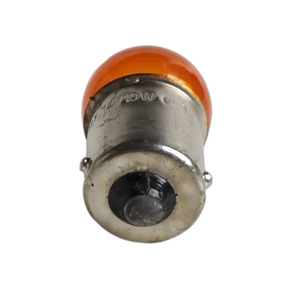 T16 - Foco 67 a 10 Watts 12 Volts Color Ambar 1 Polo Patas Escuadra T1650A - BAU15S en EAGLIGTH