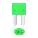 30A-F-M2 - Fusible de Cuchilla Pellizco Automotriz Micro 2 - 30Amp ATR APT 12V 24V 32V Color Verde