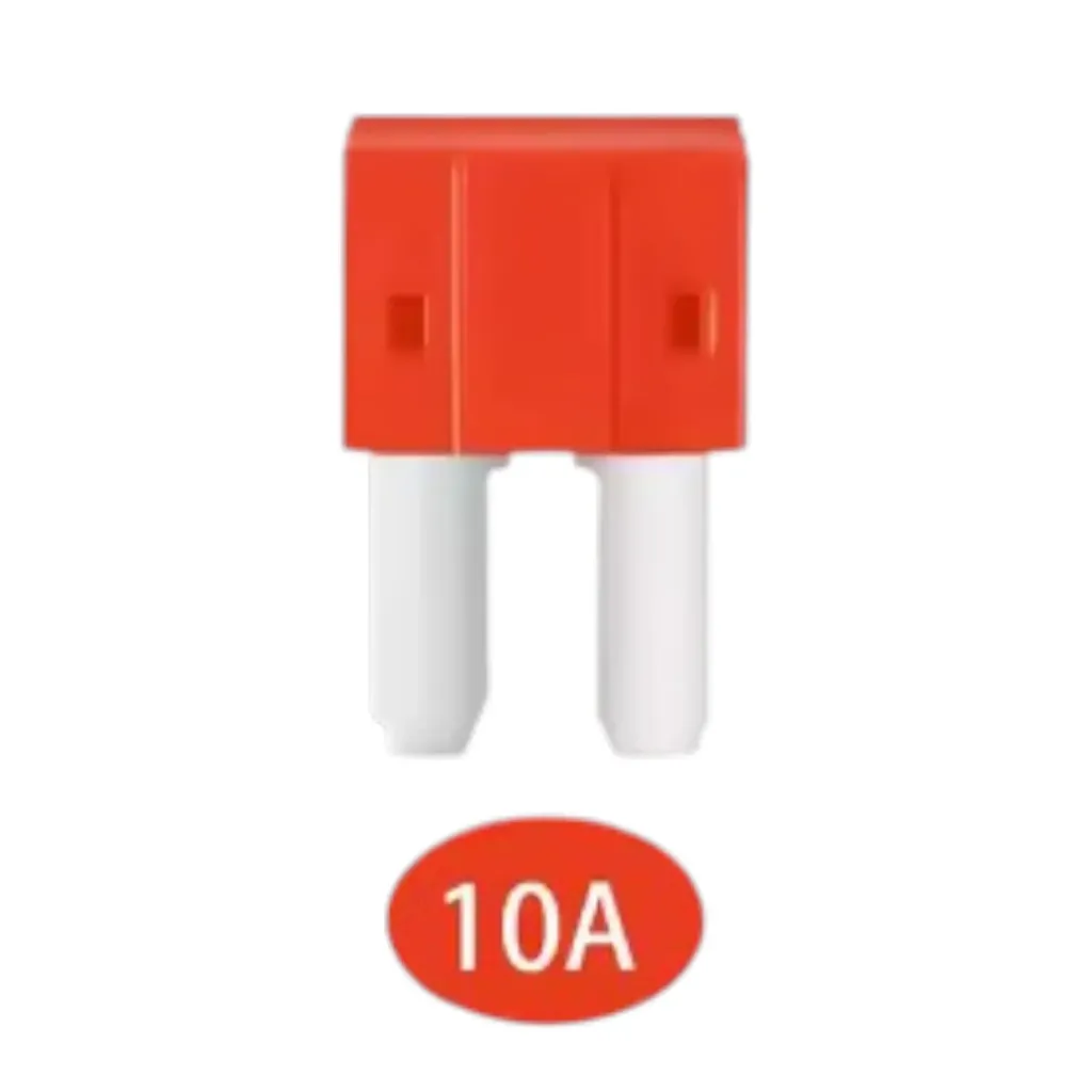 [10A-F-M2] 10A-F-M2 - Fusible de Cuchilla Pellizco Automotriz Micro 2 - 10Amp ATR APT 12V 24V 32V Color Rojo