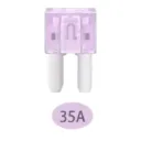35A-F-M2 - Fusible de Cuchilla Pellizco Automotriz Micro 2 - 35Amp ATR APT 12V 24V 32V Color Morado