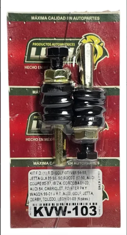 KVW-103 - Repuesto Caliper Freno Golf Jetta A3 93-99 Perno Disco Venti en Leon