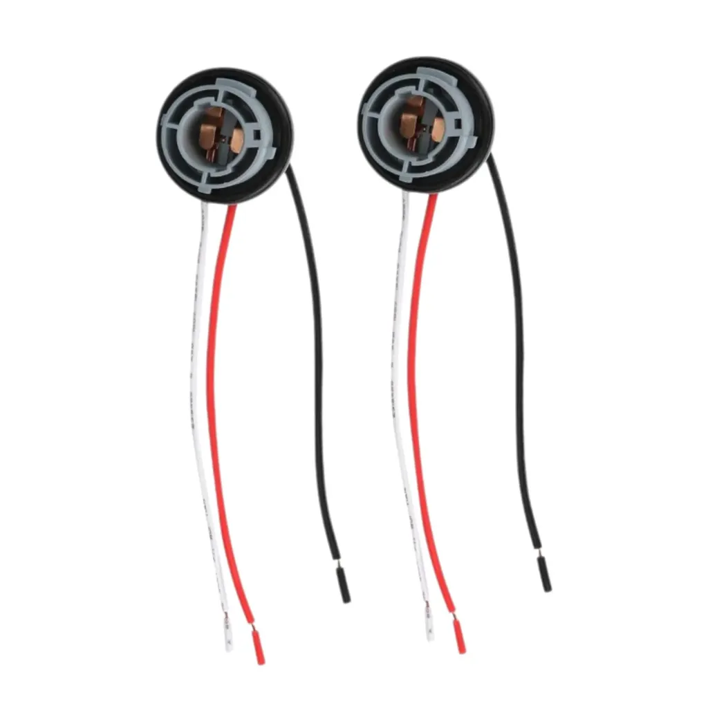 1157 - Socket LED Señal de Luz de freno Bombillas Adaptador de soporte Conector de base Cable de cableado Enchufe Mazo