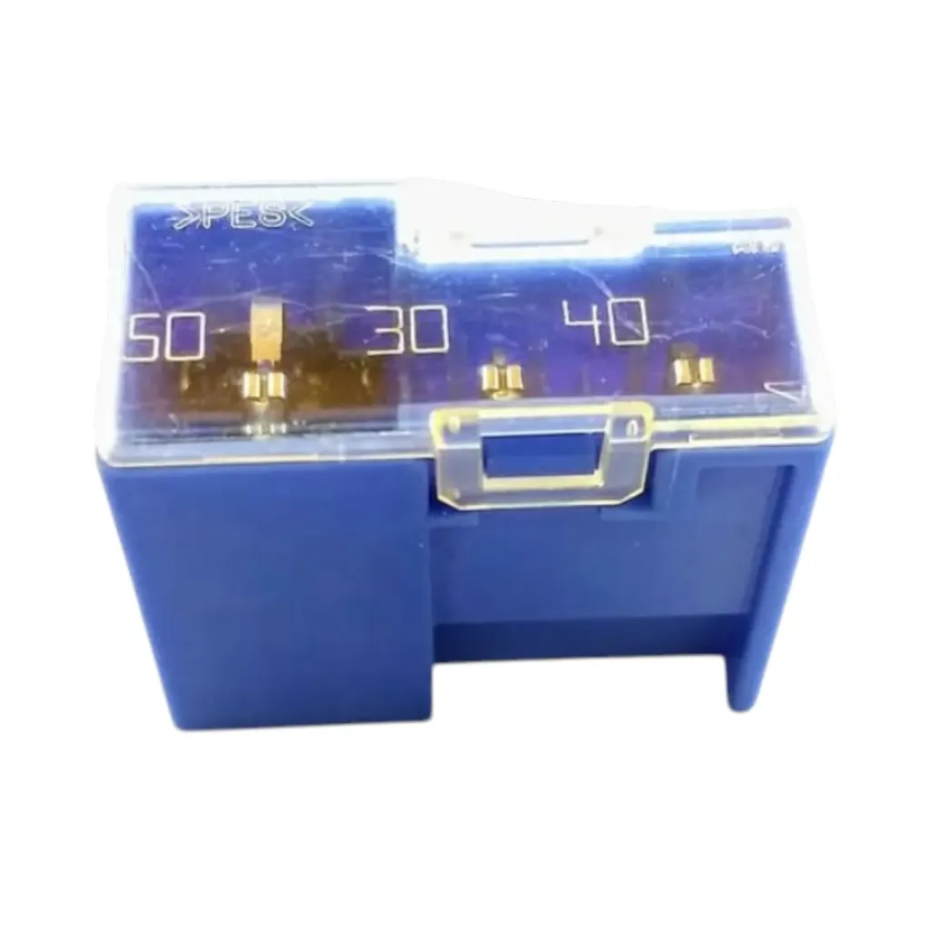 BMX2755-50-30-40 - Fusible Triple 50A 30A 40A para Nissan Sentra TIIDA Versa Teana Sylphy Livin Toyota Prado Venucia Color Azul