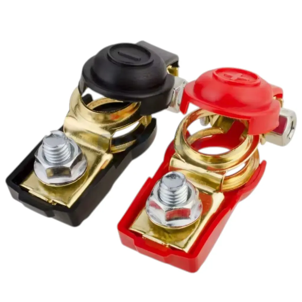 TE742783 - Terminal de Bateria de Cobre Diámetro interno de 17-18 mm, negativos y positivos 2Pzas