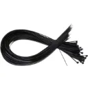 Black-100cm - Correas de Nylon de Uso Múltiple y Alta Resistencia - Autoblocantes, Tamaño Grande 40.01/50.01/59.99/80.01/100.0 cm