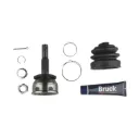 39210X08G0-EURO - Kit Junta Homocinetica Lado Rueda para Nissan Tsuru II 88-91 - 25 Exterior/24 Interior - Abrazadera Grasa en BRUCK