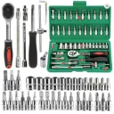 46Pices-tool - Kit Juego Dados y Matraca para casa y Auto