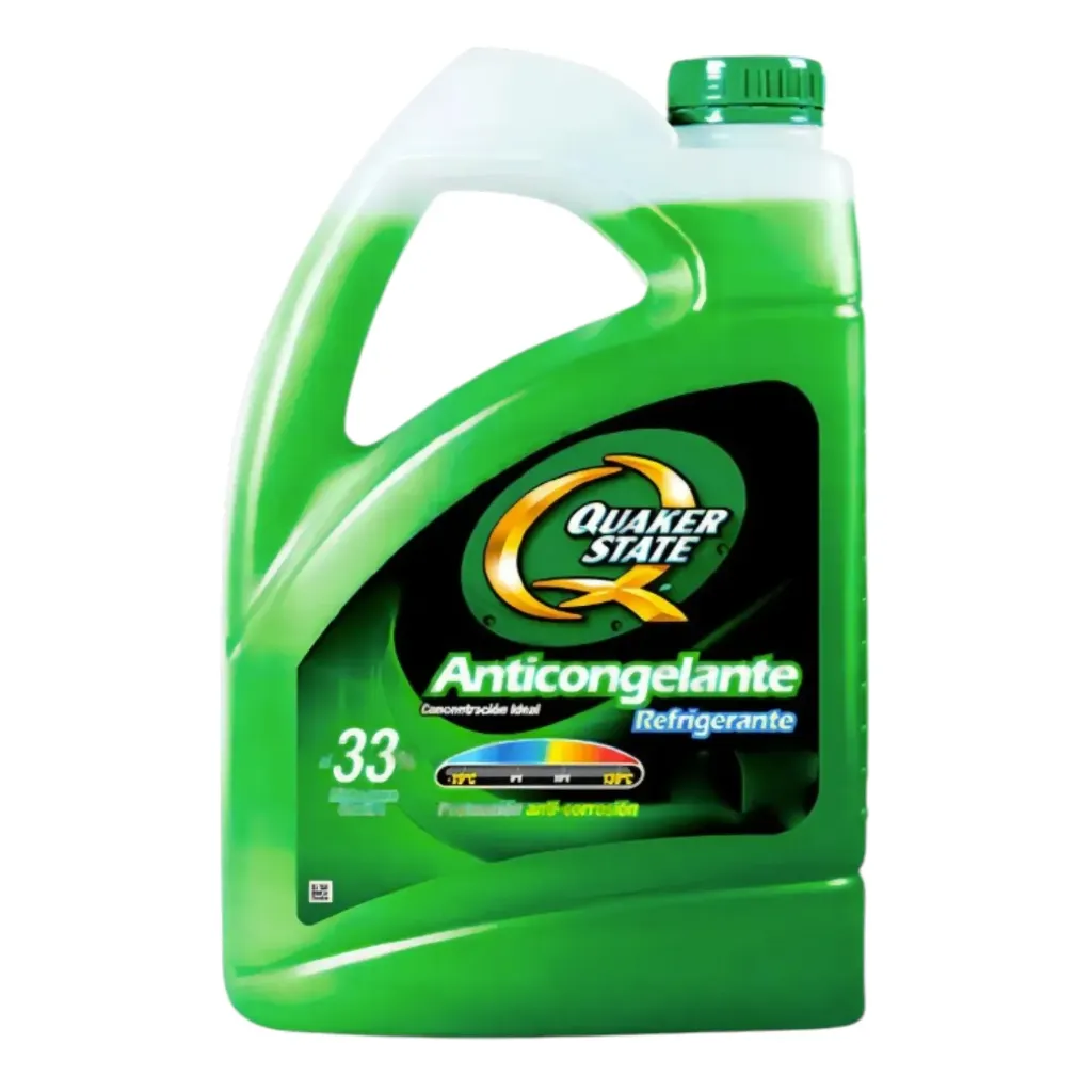 Anticongelante Refrigerante Verde 33% Quaker State 3.79L