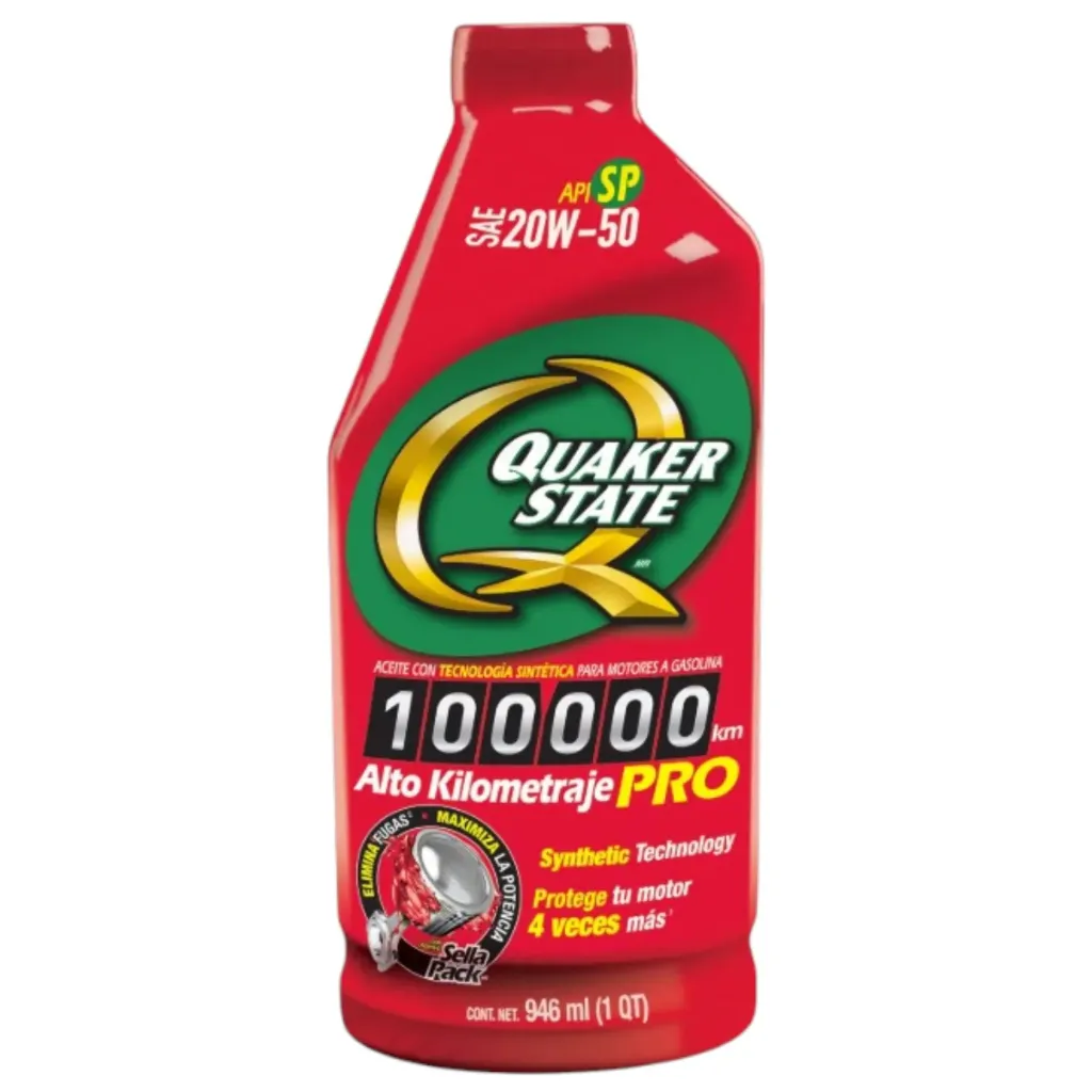 [21204503] SAE20W50 - Aceite Multigrado Alto Kilometraje SAE 20W-50 API SP - Quaker State