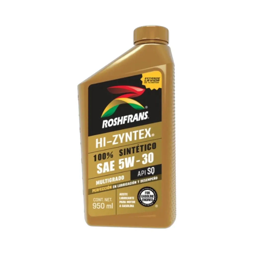 Aceite para Motor HI-ZINTEX 100% SINTÉTICO 5W-30 API SQ en Roshfrans