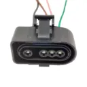 3A0973304 - Arnés conector de 4 pines para sensor de oxígeno (Sonda Lambda) Volkswagen, Incluyendo Pointer, Golf A3, Jetta, Bora, Audi A3 y A4