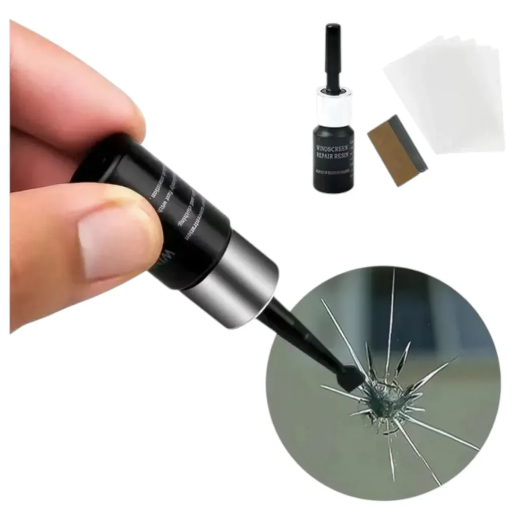 Kit Reparador Nano de fijación rápida para parabrisas de coche y RV, sellador de grietas y adhesivo para mantenimiento de vidrio amagi