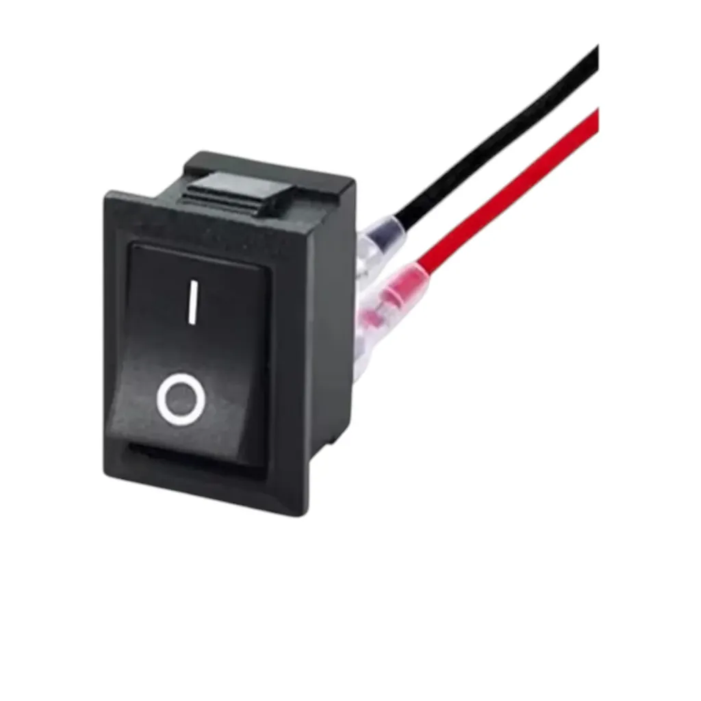 E8247A2 - Boton Mini Interruptor de tecla encendido/apagado de 12 voltios 15cm interruptor eléctrico marino automático precableado