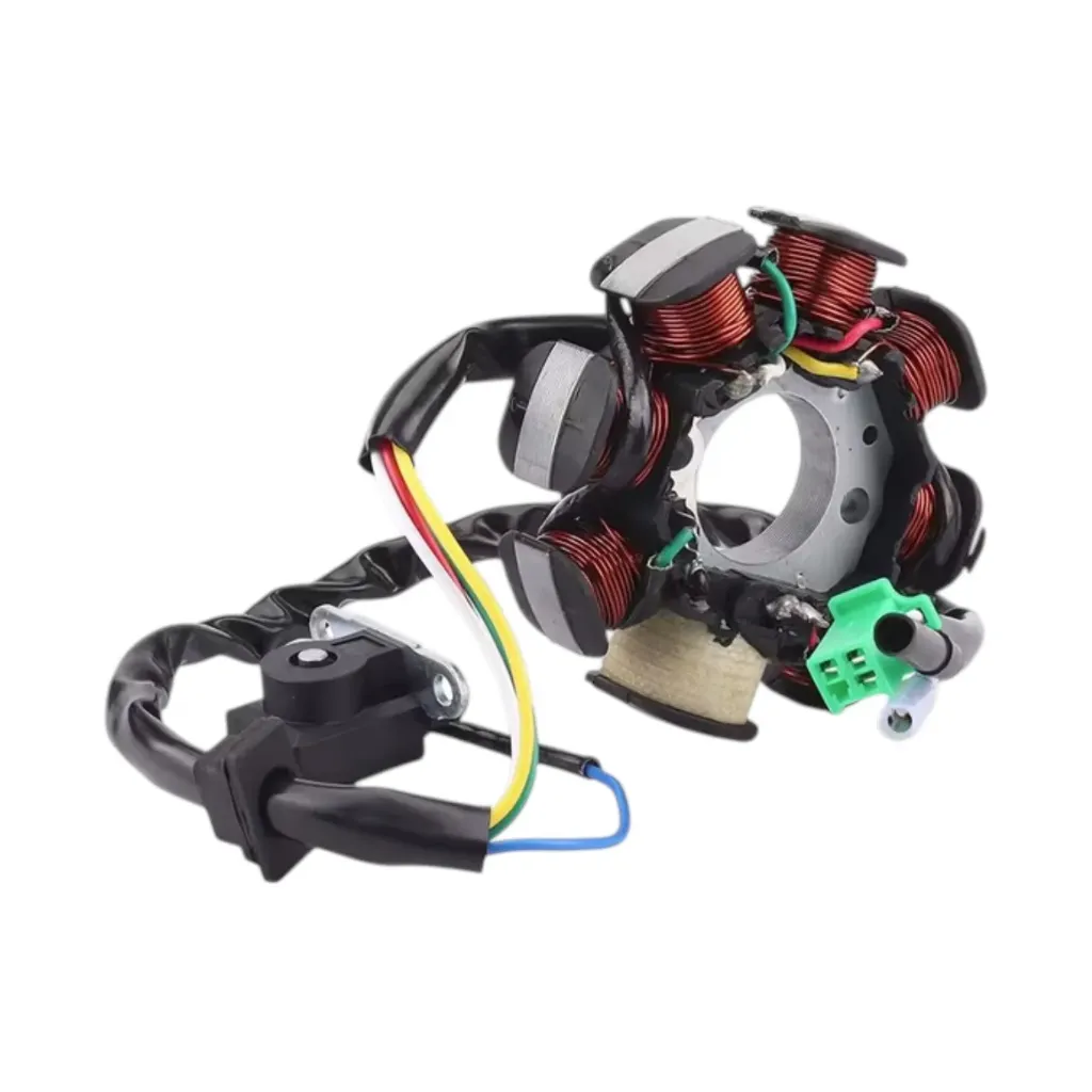 139QMB - Magneto de Bobina Encendido del Estator de la Motocicleta, 8 bobinas para GY6 49cc 50cc 110cc 125cc 150cc  147QMD 152QMI 157QMJ Scooter ciclomotor en OEM