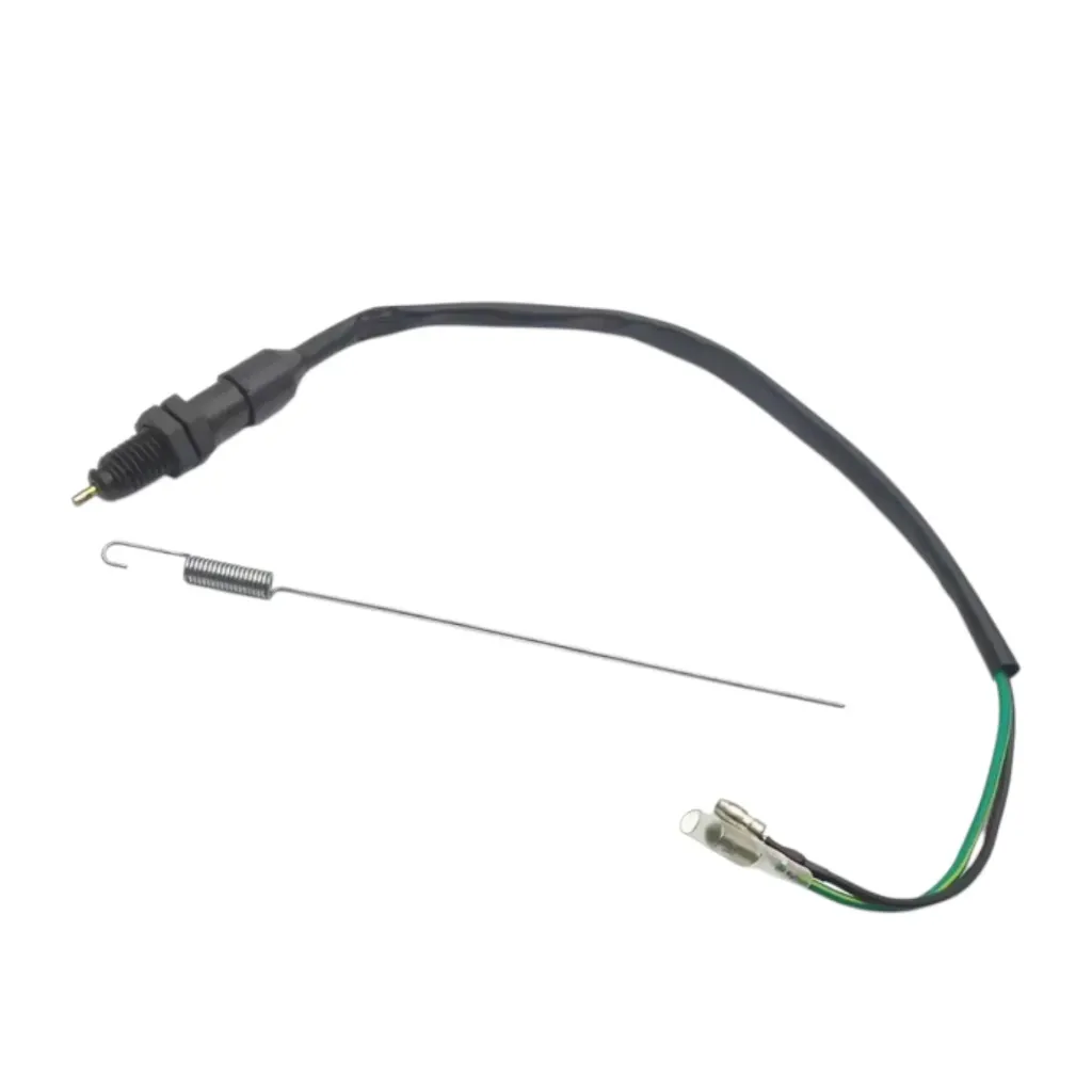 Sensor (Interruptor) de Freno Trasero, Cable de interruptor de luz de freno, tipo tornillo con resorte para Scooter, ciclomotor, motocicleta, ATV, GO KART