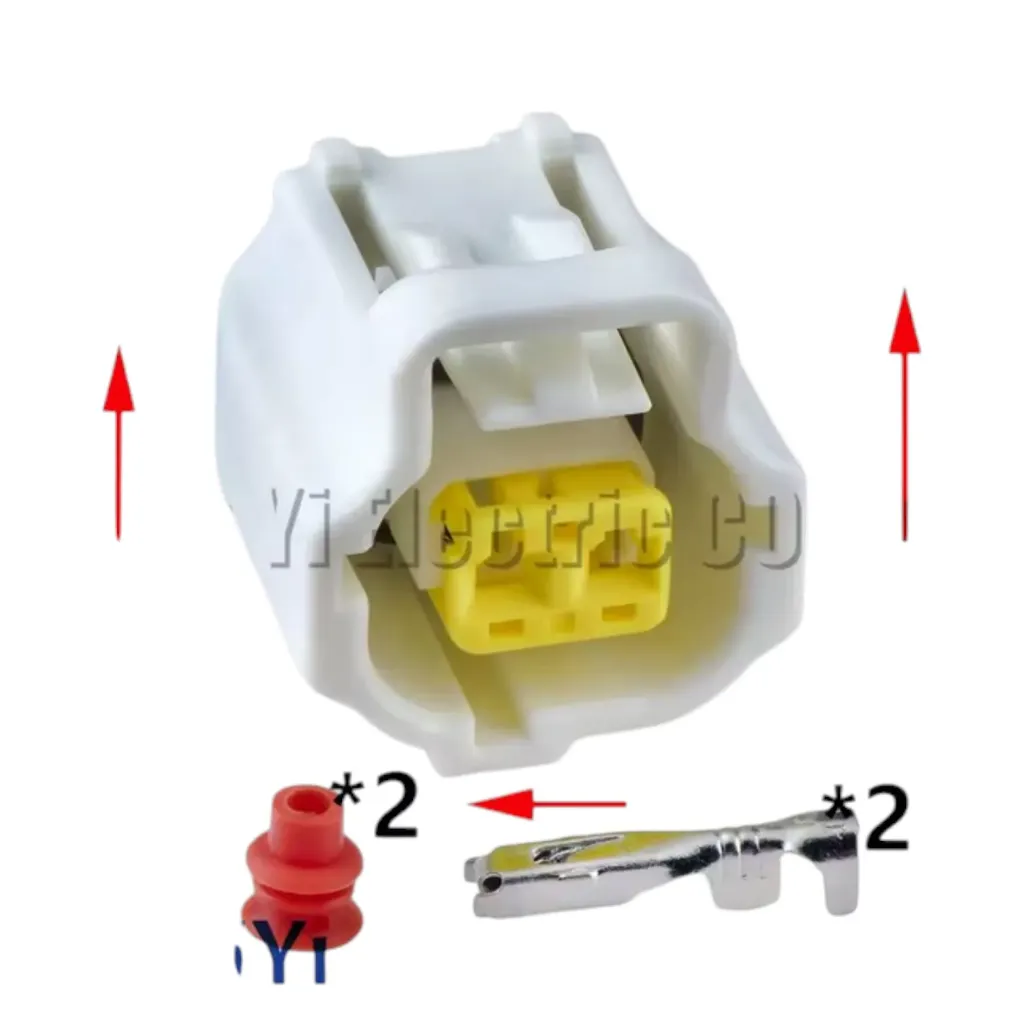 178390-Blanco - Conector IAC automático de 2 pines Enchufe del sensor de temperatura del agua 178390 -1 178390 -2 178390 -3 Para Toyota 1JZ-GTE 2JZ-GTE Mazda Mitsubishi