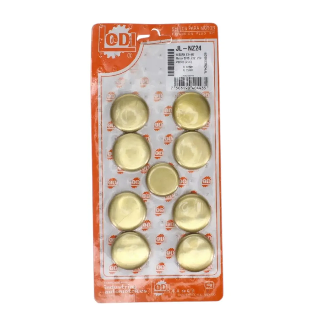 JL-NZ24 - Juego Sellos Tapón de Monoblock Nissan 240SX 89-90, 720 83-86, Pickup D21 86-90, PAT en LODI