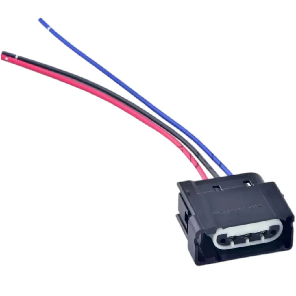 2U5Z13411SA-NEGRO - Arnes Conector de Faro Trasero de 2/3 Pines, Enchufe de Señal de Giro Intermitentes YF1Z13411CA para Ford Mustang F150 Focus Fusion Chevrolet Lincoln GRIS en OEM