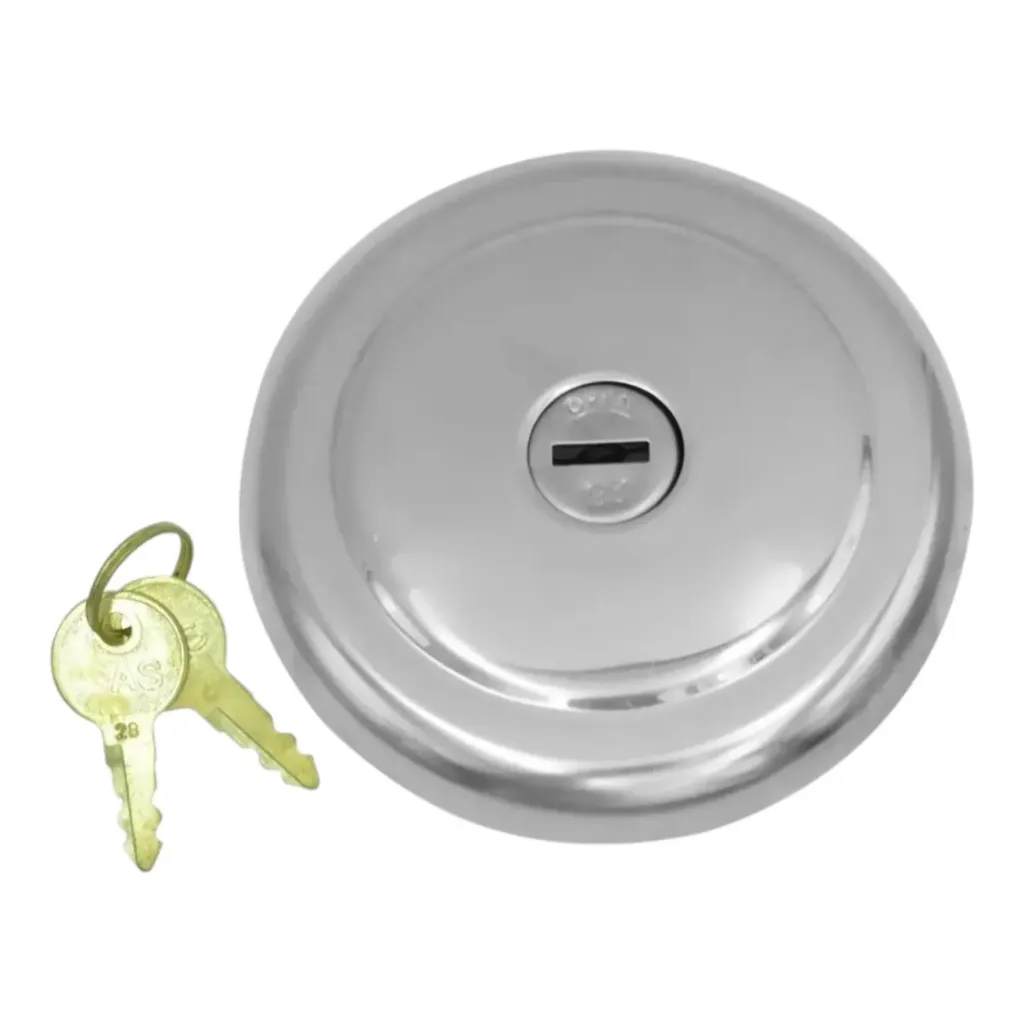 [TA-F4] TA-F4 - Tapon Gasolina Cromado Universal con llave en OE