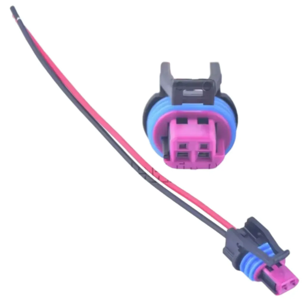 15449028 - Conector de Arnés de Cableado Automático Hembra con enchufe de Sensor impermeable para coche de 2 pines  15449027 Para Ford Chevrolet Opel GM LS ECT - #1