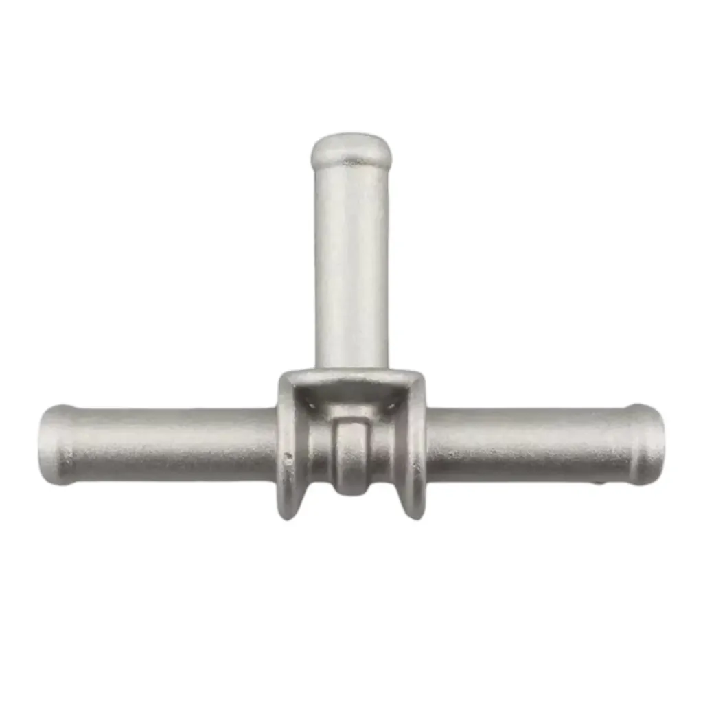 N90693001 - Extensiones Conector de Manguera Refrigerante de 3 Vias Tipo (T), 7cm  Aplicable a VW, Jetta, Skoda, Audi A3 Junta de Tubería de Agua en Aluminio N906-930-01, ST006