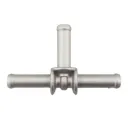 N90693001 - Extensiones Conector de Manguera Refrigerante de 3 Vias Tipo (T), 7cm  Aplicable a VW, Jetta, Skoda, Audi A3 Junta de Tubería de Agua en Aluminio N906-930-01, ST006