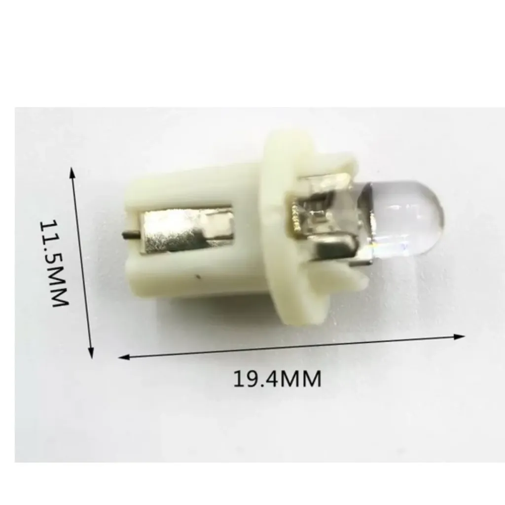 T5-B8.5D-B - Foco Luz LED BLANCO, bombillas de diodo emisor de luz para tablero de instrumentos, T5, B8.5D, B8.5, SMD