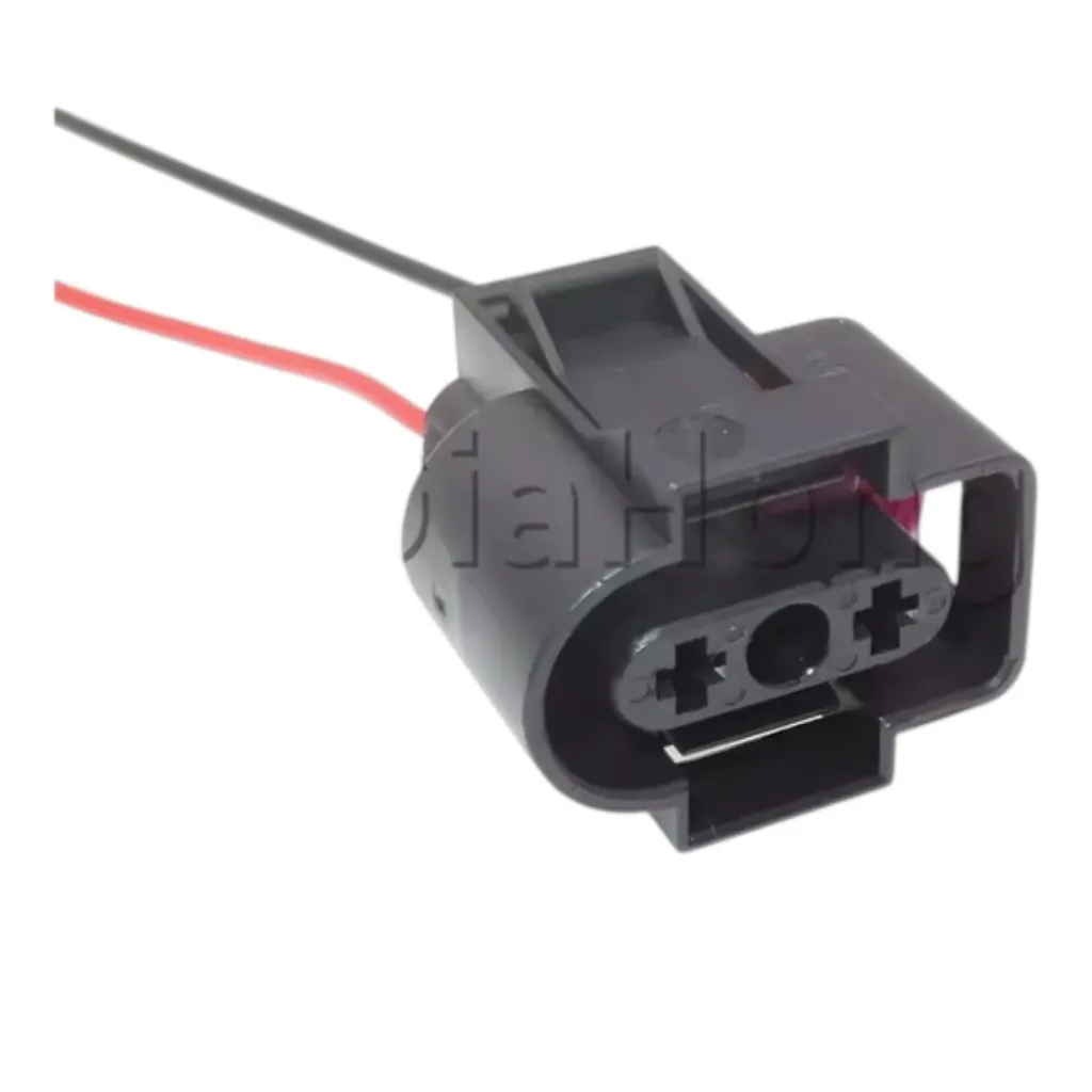 1J0973202 - Arnes Conector para Deposito de Anticongelante para VW Varios 1J0 973 202, 2 pines PULVERIZADOR DE AGUA en OEM