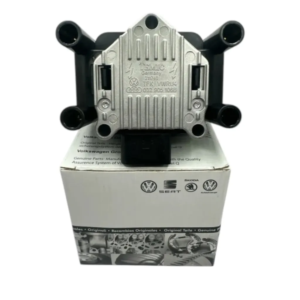 032905106EJ - Bobina Encendido Cuadrada para Jetta A4, Golf A4, Polo 9N, Lupo, Gol, Ibiza, Córdoba, León, Toledo - IC-52 en TEMEC