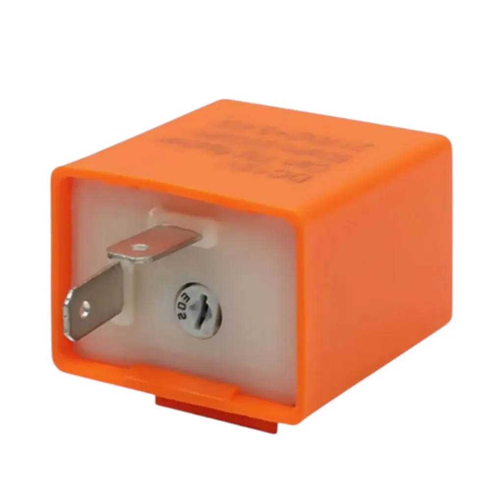 CCH1000058-OR - Relé intermitente LED para motocicleta de 2 pines, frecuencia ajustable de señal de giro, relé intermitente para accesorios de motocicleta