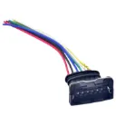 #145-A - Arnes Conector Boquilla de Inyector de combustible 6 pines, bobina de encendido EV1, Sensor de Oxígeno, Conector de alimentación