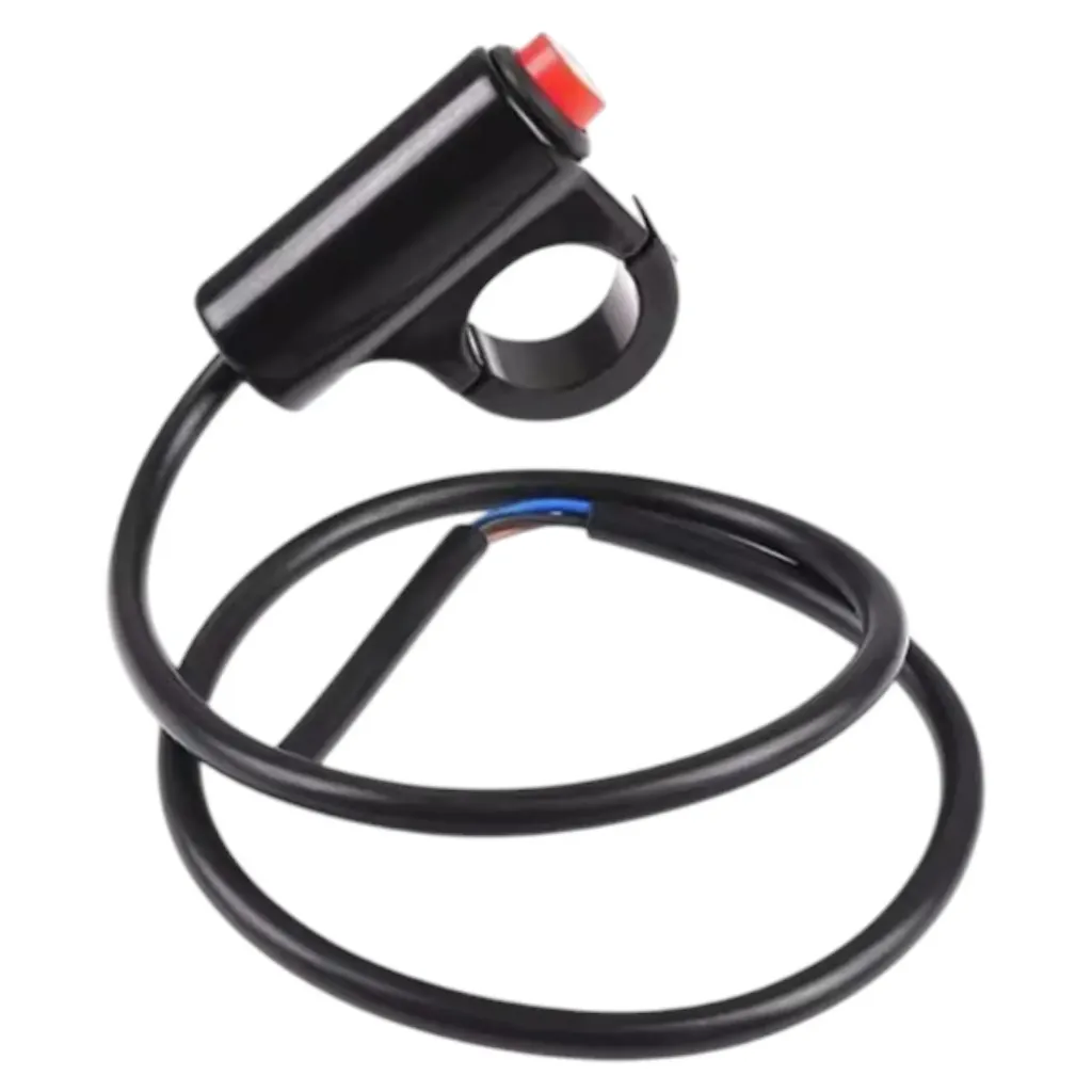 YHM03996-A1 - Interruptor de luz de peligro para motocicleta, botón de interruptor de vehículo eléctrico, doble Flash, lámpara de advertencia de emergencia, intermitente de señal