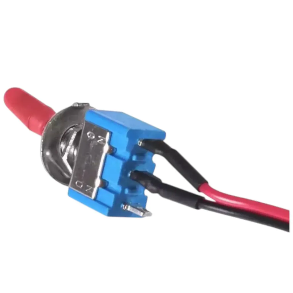 Mini interruptor de palanca ON/OFF SPST con interruptor de cables presoldados para camión coche máquina de prueba de iluminación de emergencia Industrial