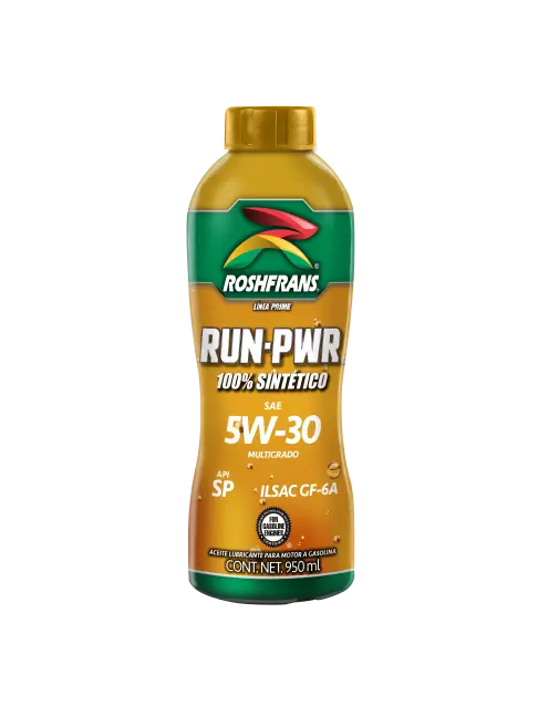 Aceite para motor RUN-PWR 100% Sintético 5W-30 en Roshfrans