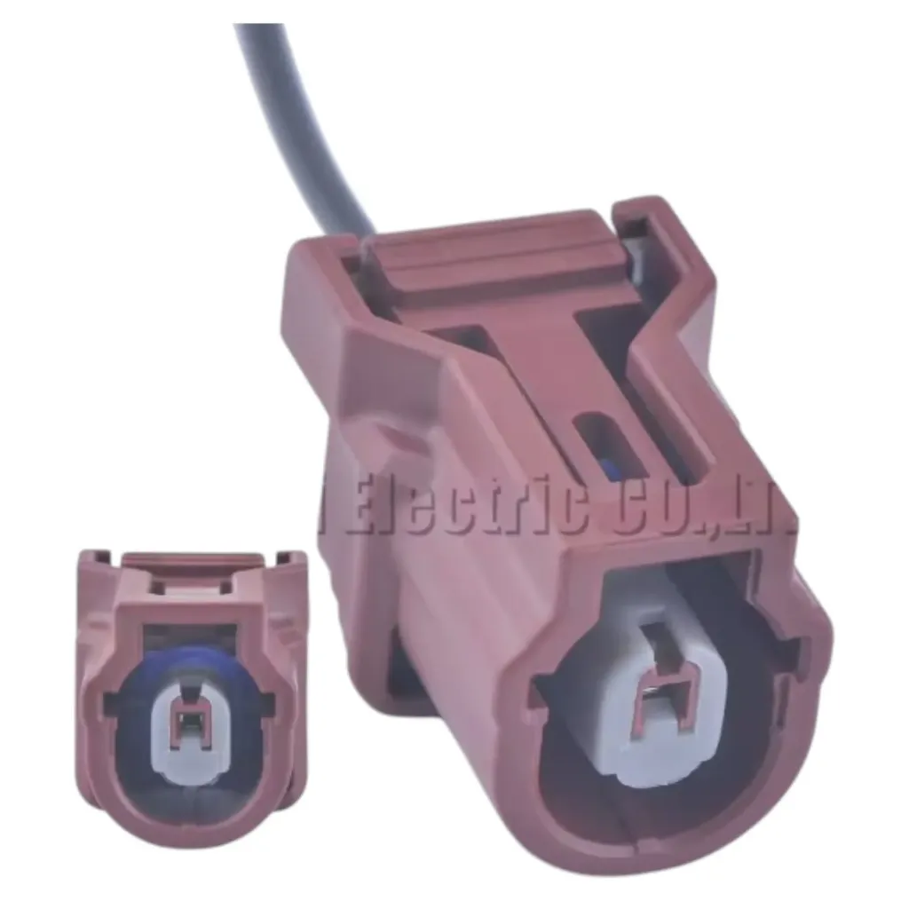 6189-7197 - Arnes Conector Compresor de Aire Acondicionado de 1 Pin, Alternador, Enchufe regulador, conector pigtail para Honda Civic Accord Fit Odyssey CR-V en Alta Calidad