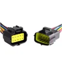 DJ71016Y - Juego de conectores de Cable eléctrico de oxígeno, enchufe de arnés de cables macho hembra impermeable, 10 pines para Caja de Veolocidades