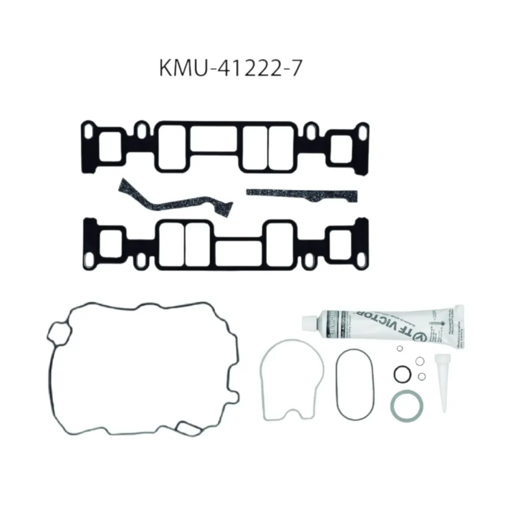KMU-41222-7 - Junta de Multiple de Admisión Chevrolet GM V6 Motor 262, 4.3 Lts.. Vortec W, X 1 en TFVictor