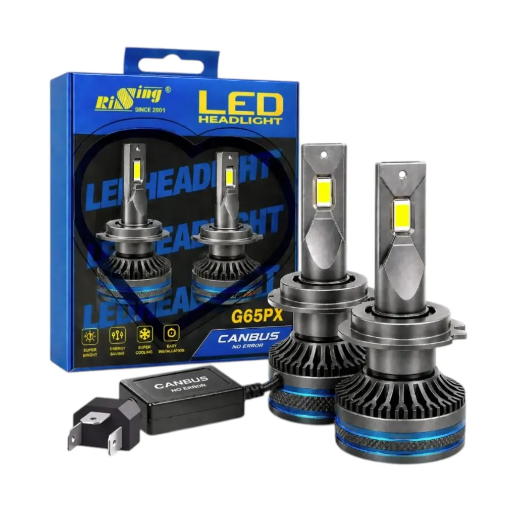 DL2301 - Kit Foco LED H4 HID 2 Caras G65PX; H4 110W 4500LM CSP;2sides en RISING