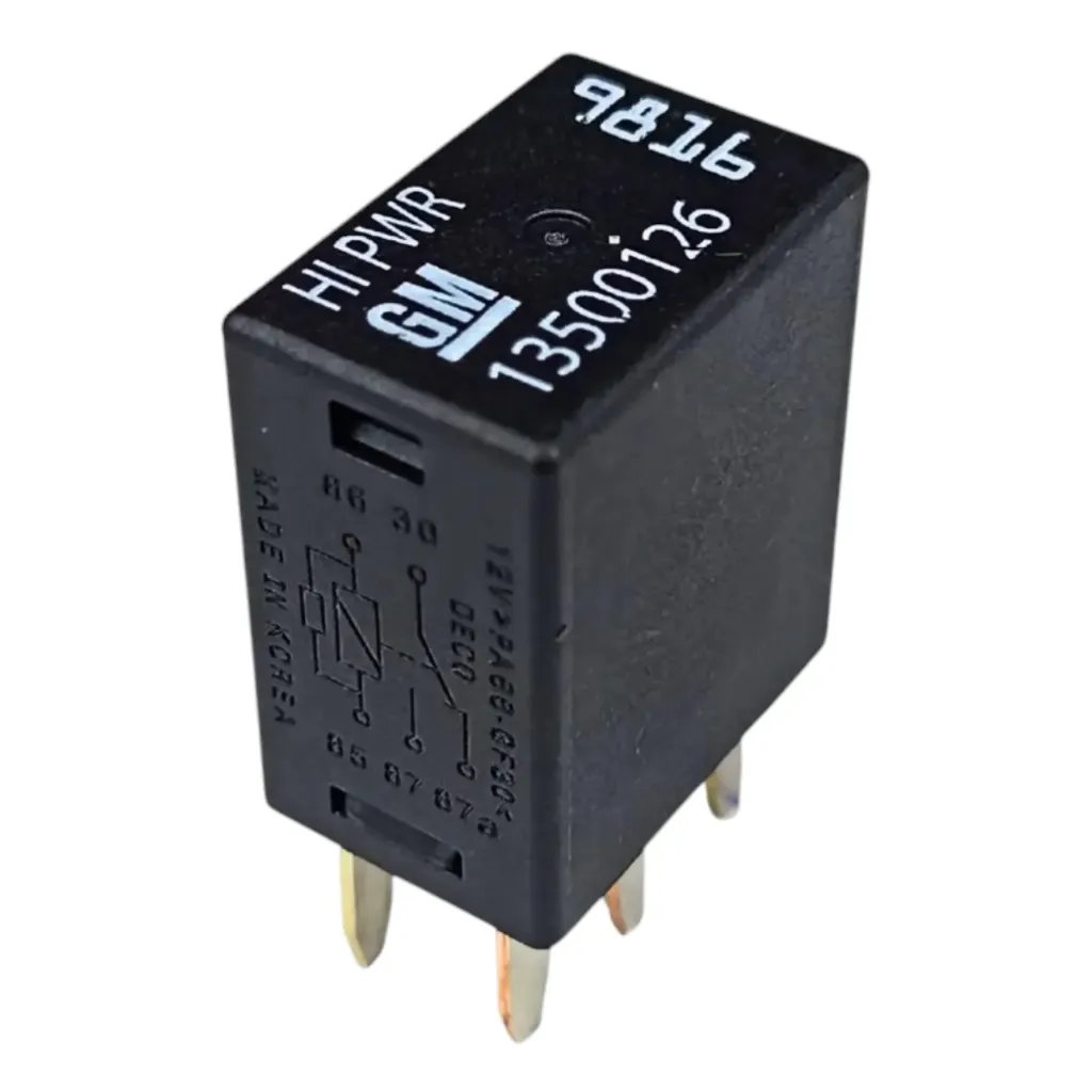 13500126 - Relevador Relé Multifuncional Chevrolet 12VDC 35A 12V relé 5 pines en GM Genuine