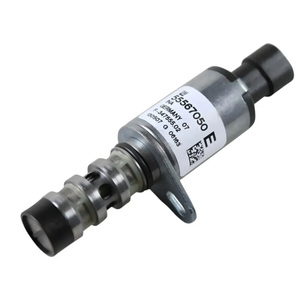55567050-GM - Válvula Solenoide (Control de Tiempo VVT) Chevroelt Sonic 12-17, Astra H 06-08 2.0T - TRAX 13-19 1.8 - Cruze 10-16 1.8 - Meriva 06-08 1.8 - Zafira 05-06 1.8 en GM Original