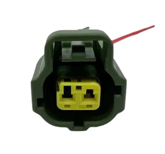 [178390-Verde-Obscuro] 178390-Verde-Obscuro - Arnes Conector IAC automático de 2 pines Enchufe del sensor de temperatura del agua 178390 -1 178390 -2 178390 -3 Para Toyota 1JZ-GTE 2JZ-GTE Mazda Mitsubishi