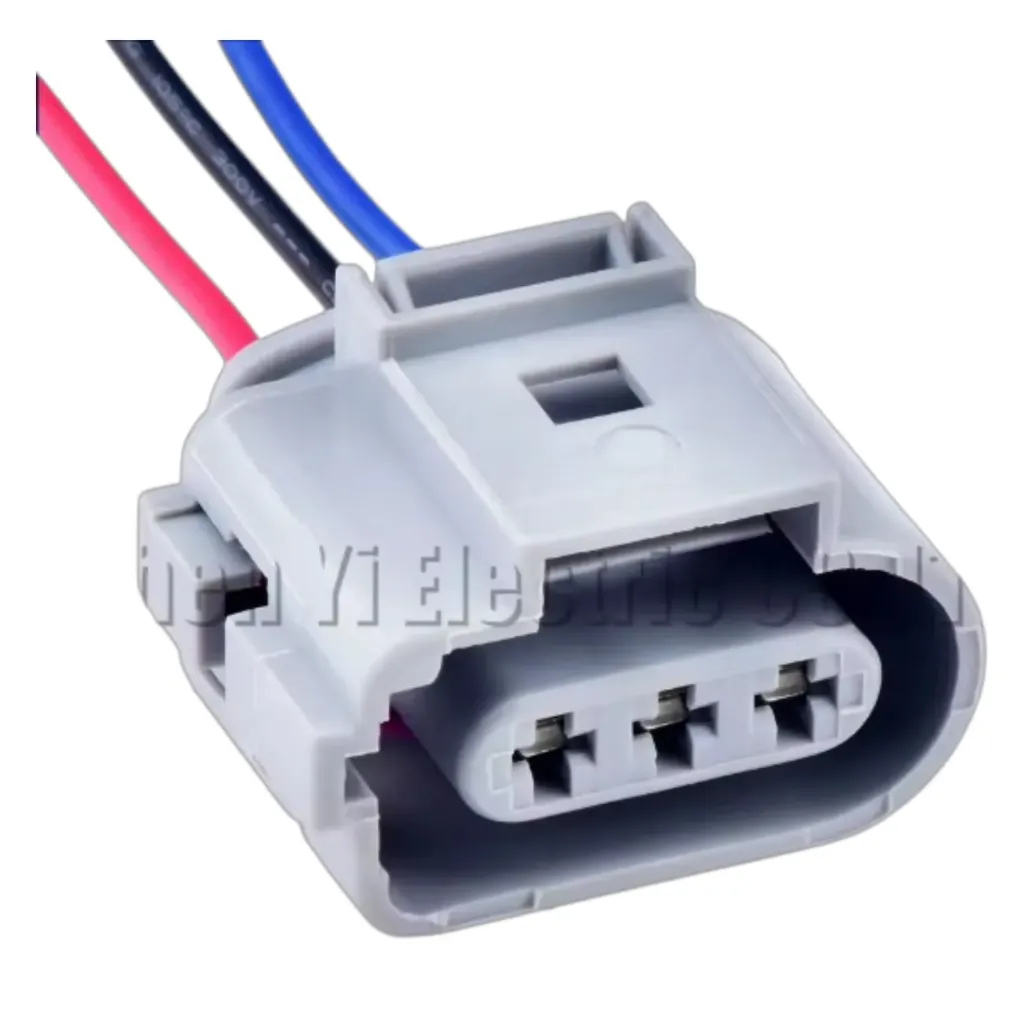 1J0973723G - Arnes Conector de 3 pines 3.5mm para Sensor de Cigüeñal, Conector para cableado de Faro Antiniebla - 1J09737236