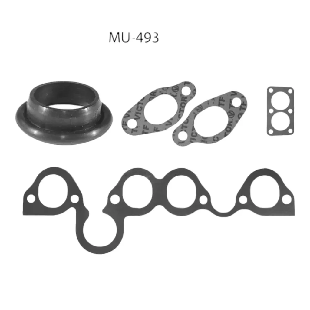 MU-493 - Junta Multiple de Admisión VW 4Cil CORSAR TODOS Combi Panel 88-93 CARIBE GT ATLANTIC GLS, GOLF, JETTA, 1.8L 85-93 en TFVictor